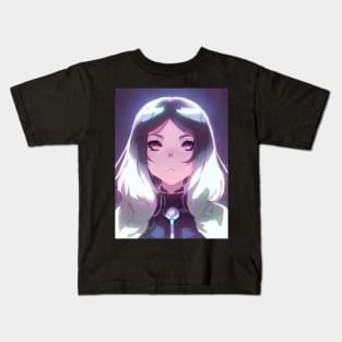 Distinctive Charm: Discover the Otaku Appeal of Cute Anime Girl's Unique Style and Pastel Colors Kids T-Shirt